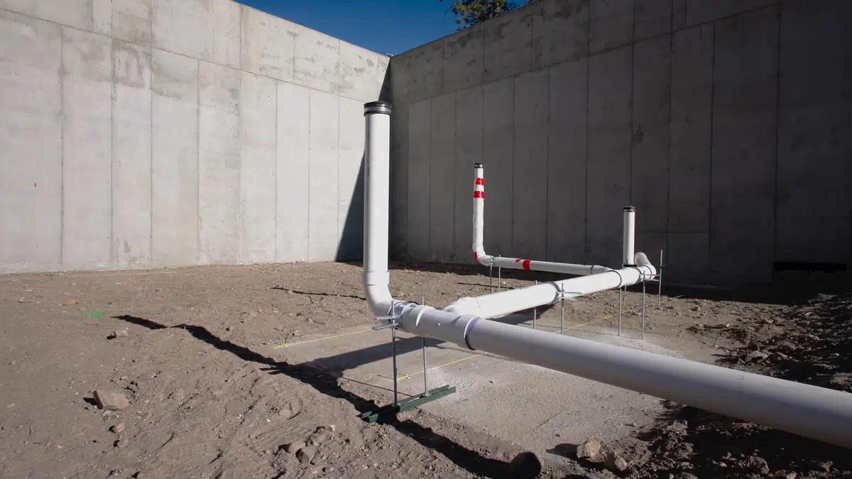 Concrete slab leak access point and pipe repair area for Slab-On-Grade Homes and Plumbing: What Bellflower Homeowners Need to Know