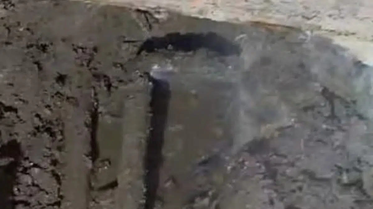 Leak detection equipment checking a wall, slab, or pipe opening for Slab Leak Detection & Repair in Bellflower, CA detail view