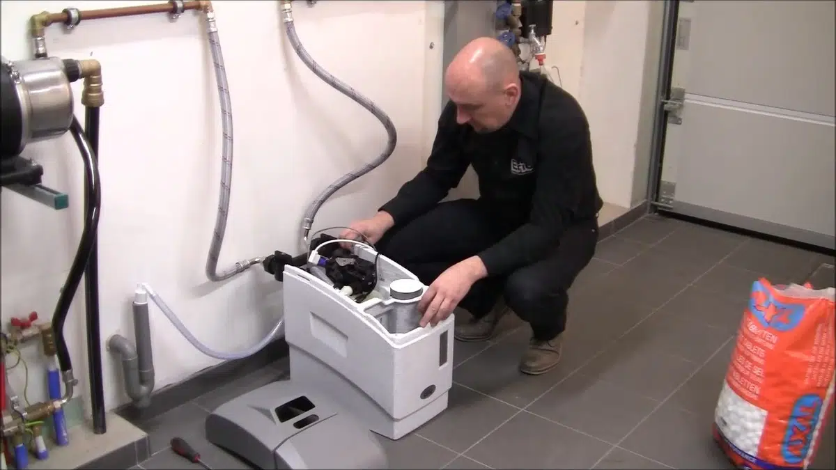 Water softener tank, controls, salt, or resin during service for Water Softener Installation & Repair in Bellflower, CA