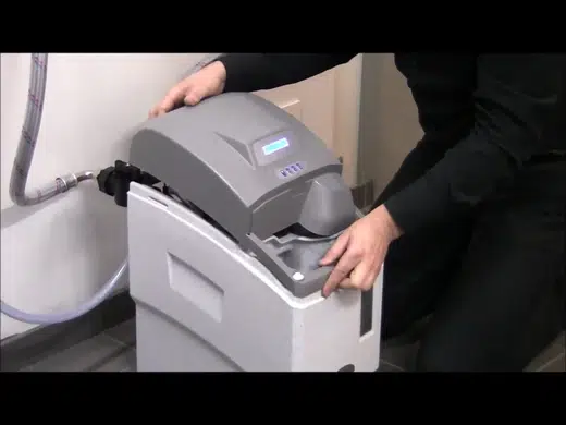 Water softener tank, controls, salt, or resin during service for Plumbing Service Areas in Index.Html